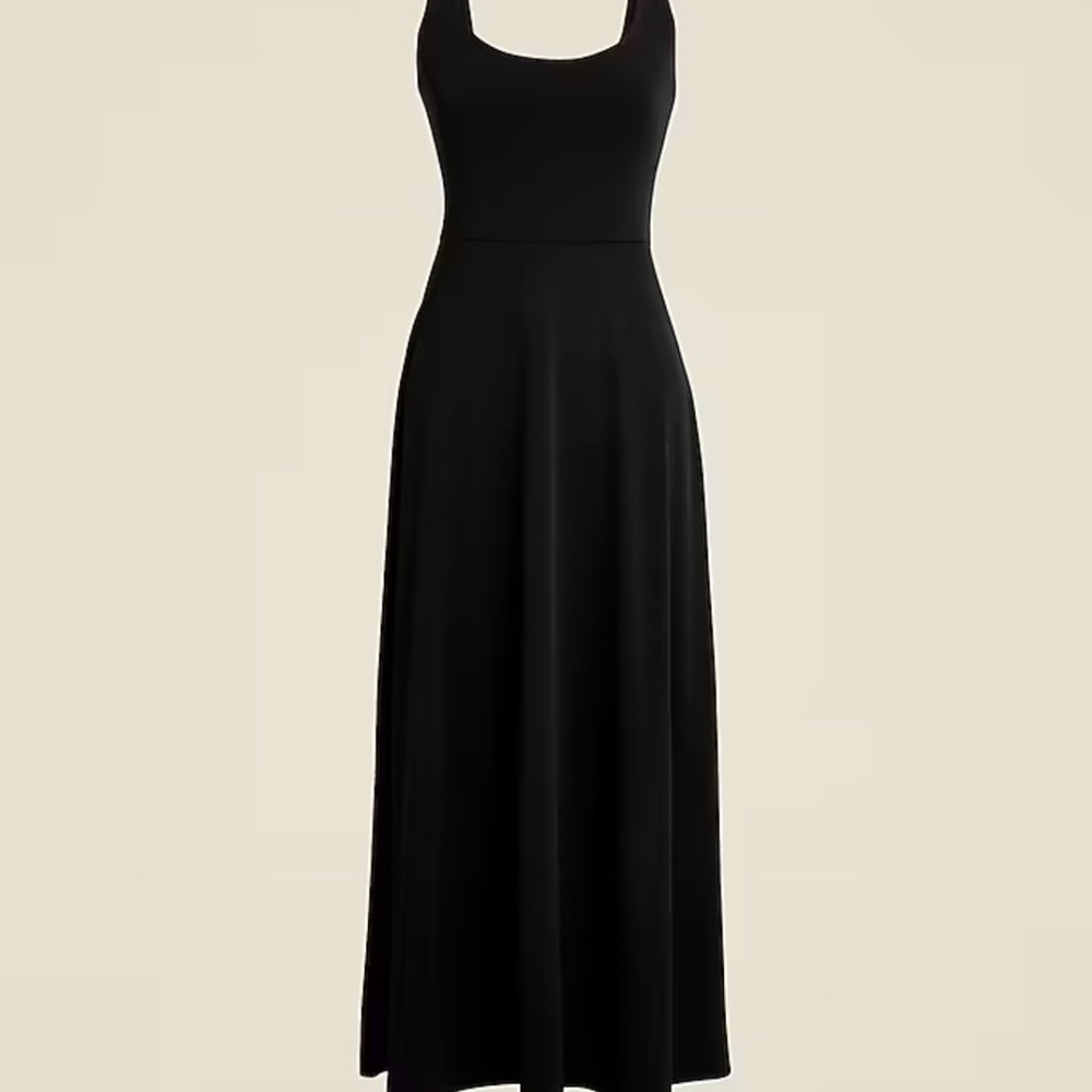 J. Crew Classic Black Maxi Dress